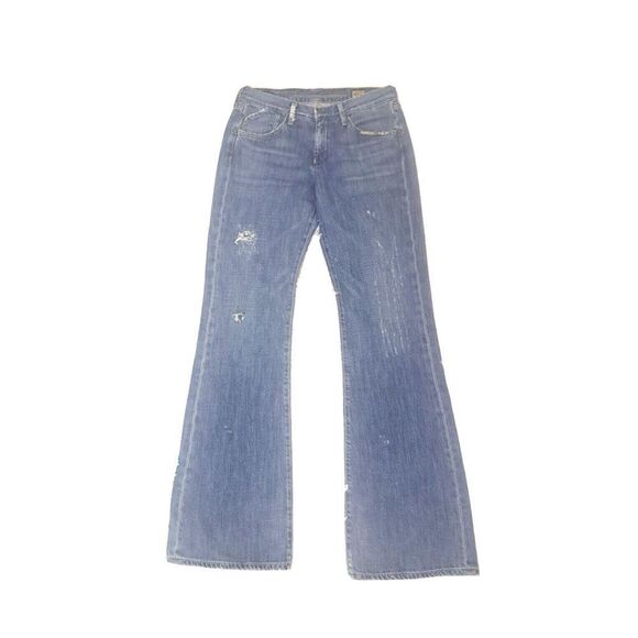 Goldsign Jeans  Bootcut‎ Size 28  Distressed Medium Wash - Picture 1 of 12